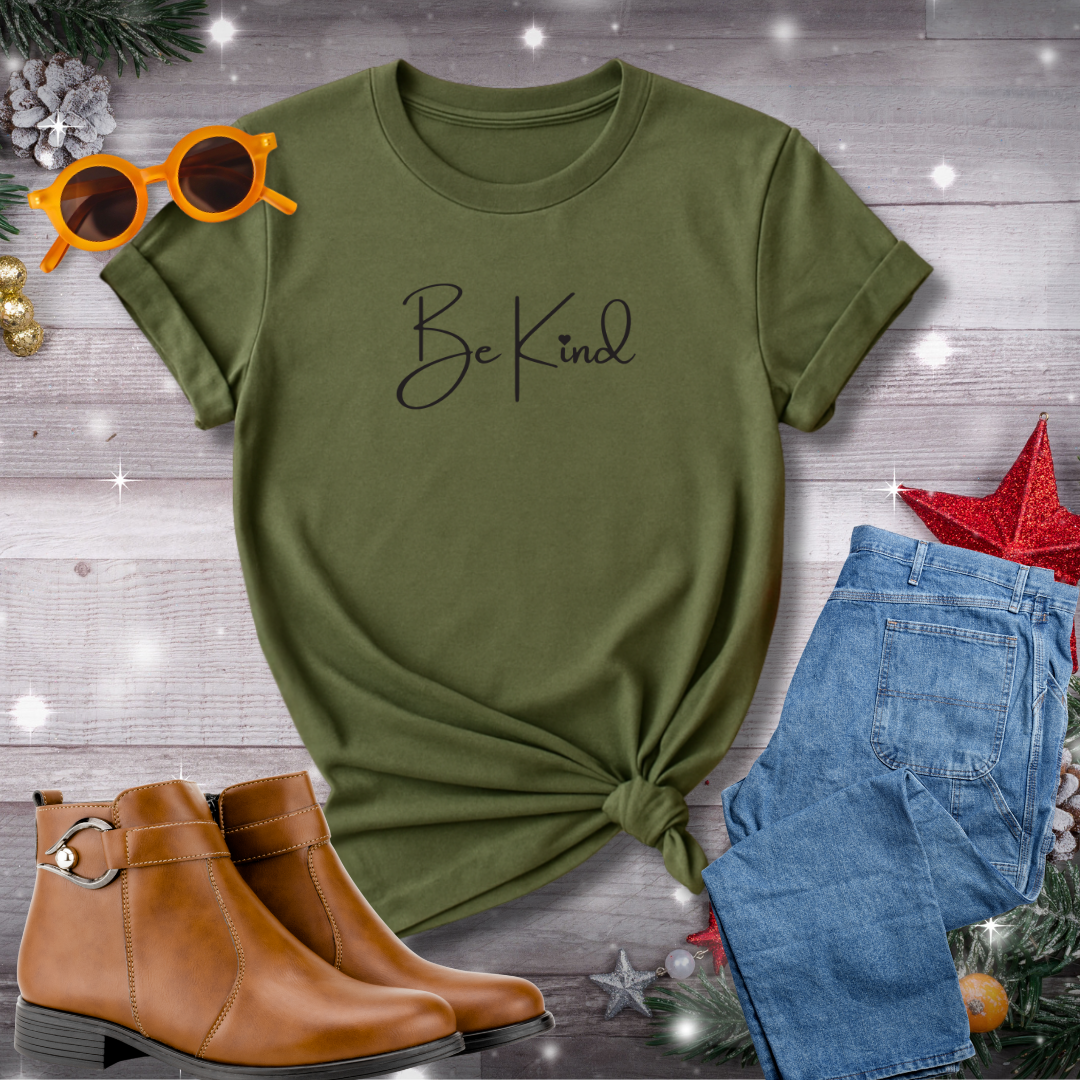 Be Kind T-Shirt – Quiet Reminder to Choose Compassion, Act with Intention, and Stay Rooted in What Matters