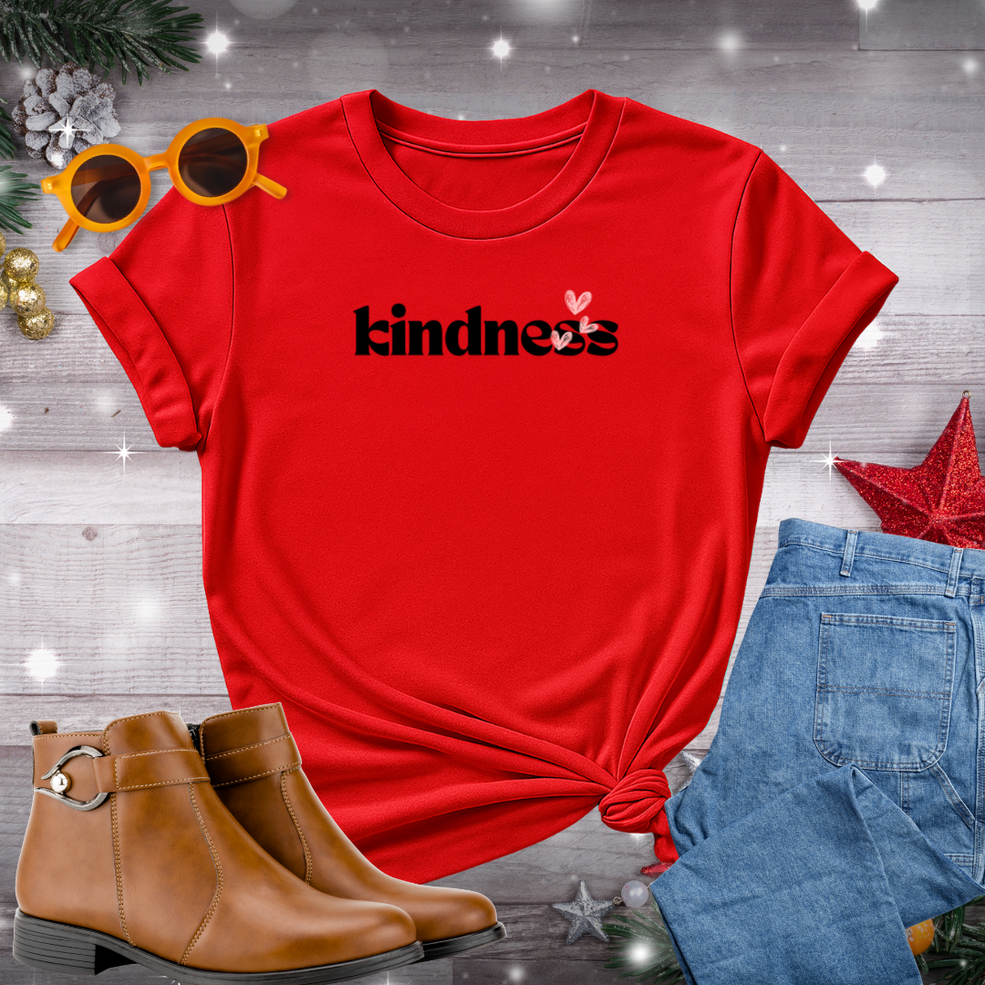 Kindness T-Shirt – Gentle Reminder to Practice Compassion, Stay Present, and Let Love Lead Your Actions