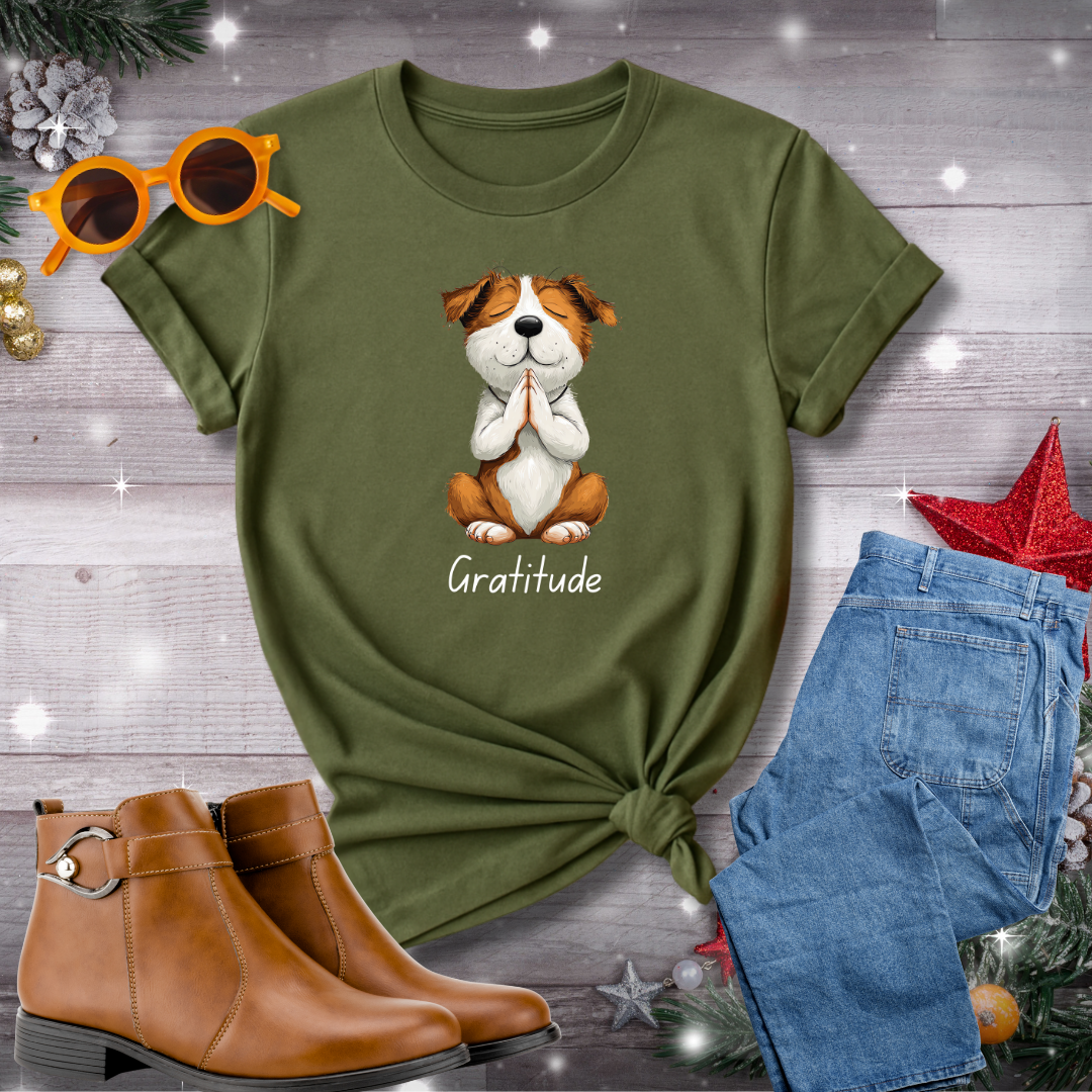 Gratitude T-Shirt – Heartfelt Reminder to Cultivate Mindfulness, Appreciation, and Presence in Everyday Life