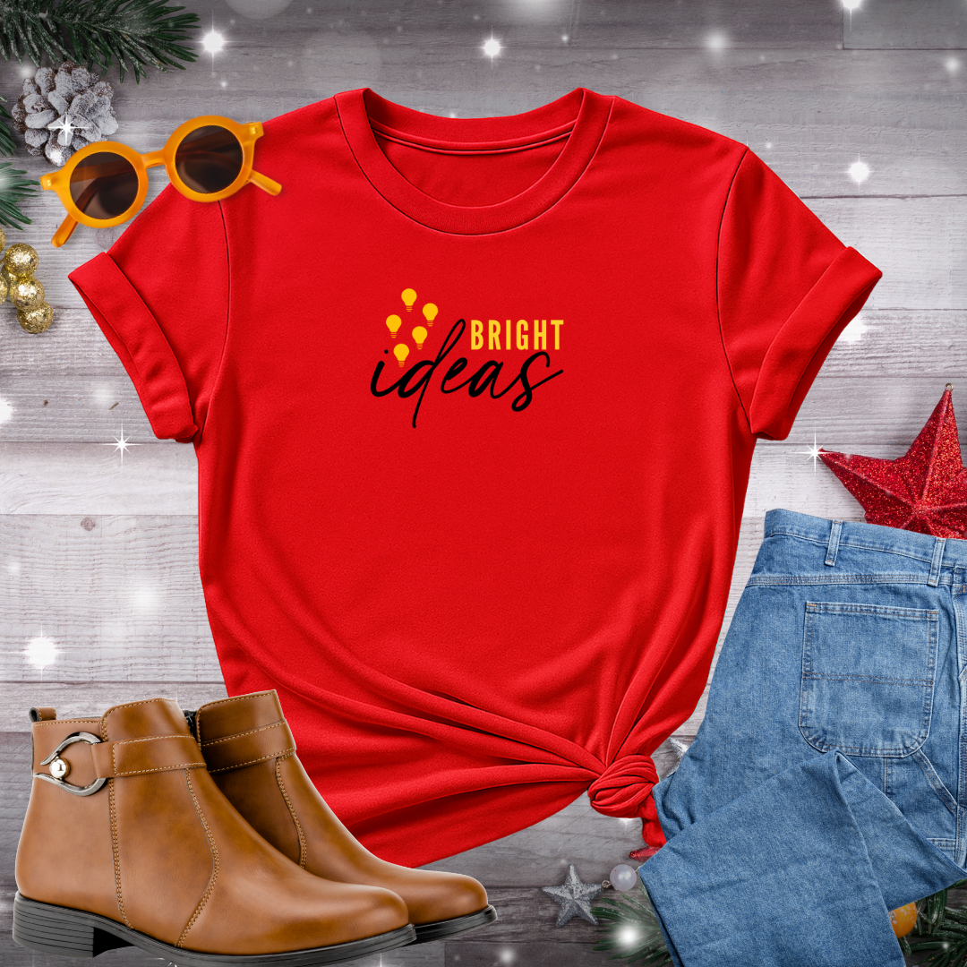 Bright Ideas T-Shirt – A Gentle Nudge Toward Clarity, Present-Moment Focus, and Values-Driven Inspiration
